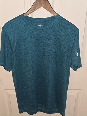 Old Navy Men's Teal Heather Short-Sleeve Crew Tee
